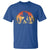 Bigfoot Fishing T Shirt Funny Retro Sasquatch Fisherman Dad - Wonder Print Shop