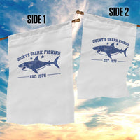 Retro Fisher Birthday Garden Flag Vintage Quints Shark Fishing 1975 - Wonder Print Shop