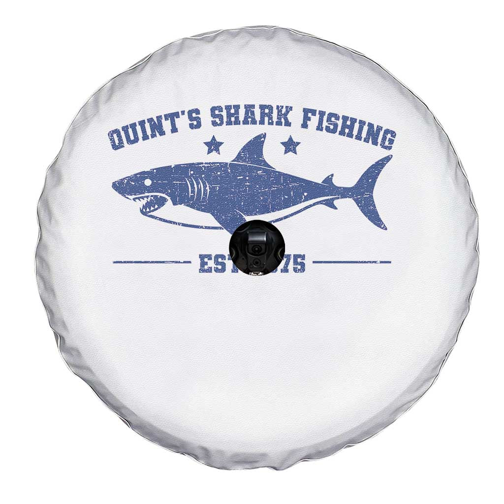 Retro Fisher Birthday Spare Tire Cover Vintage Quints Shark Fishing 1975 - Wonder Print Shop