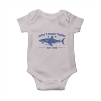Retro Fisher Birthday Baby Onesie Vintage Quints Shark Fishing 1975 - Wonder Print Shop
