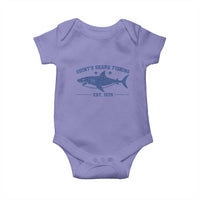 Retro Fisher Birthday Baby Onesie Vintage Quints Shark Fishing 1975 - Wonder Print Shop