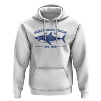 Retro Fisher Birthday Hoodie Vintage Quints Shark Fishing 1975 - Wonder Print Shop