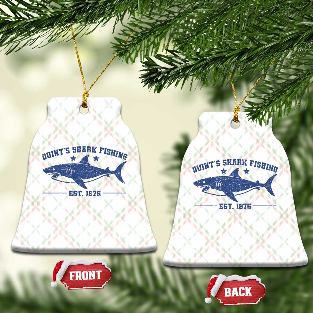 Retro Fisher Birthday Ceramic Ornament Vintage Quints Shark Fishing 1975 - Wonder Print Shop