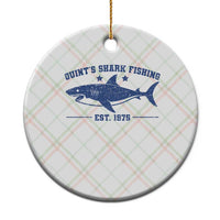 Retro Fisher Birthday Ceramic Ornament Vintage Quints Shark Fishing 1975 - Wonder Print Shop