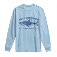 Retro Fisher Birthday Long Sleeve Shirt Vintage Quints Shark Fishing 1975 - Wonder Print Shop