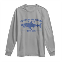 Retro Fisher Birthday Long Sleeve Shirt Vintage Quints Shark Fishing 1975 - Wonder Print Shop
