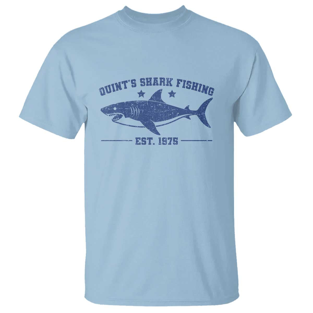 Retro Fisher Birthday T Shirt Vintage Quints Shark Fishing 1975 - Wonder Print Shop