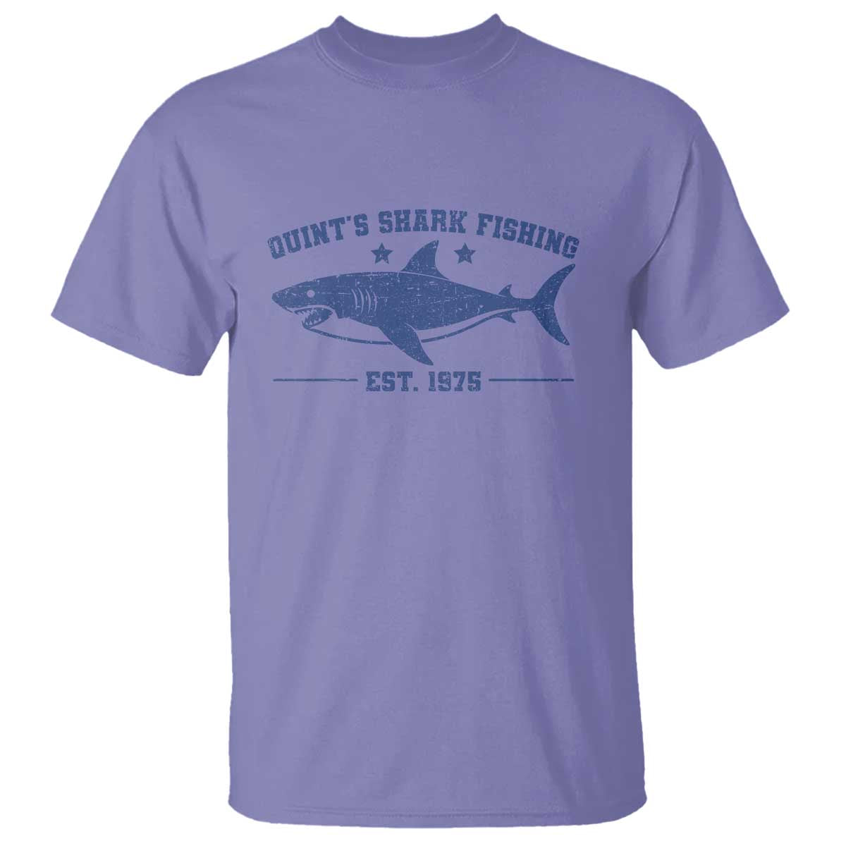Retro Fisher Birthday T Shirt Vintage Quints Shark Fishing 1975 - Wonder Print Shop