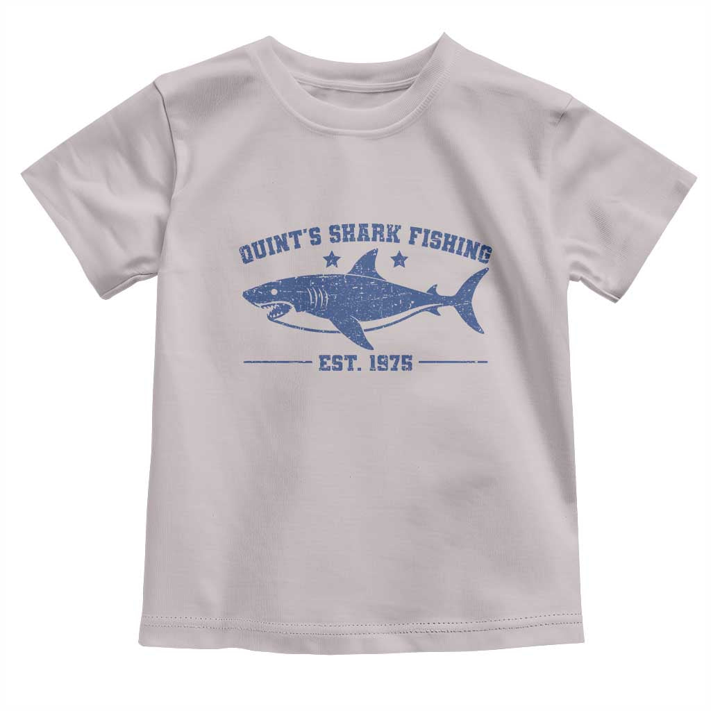 Retro Fisher Birthday Toddler T Shirt Vintage Quints Shark Fishing 1975 - Wonder Print Shop