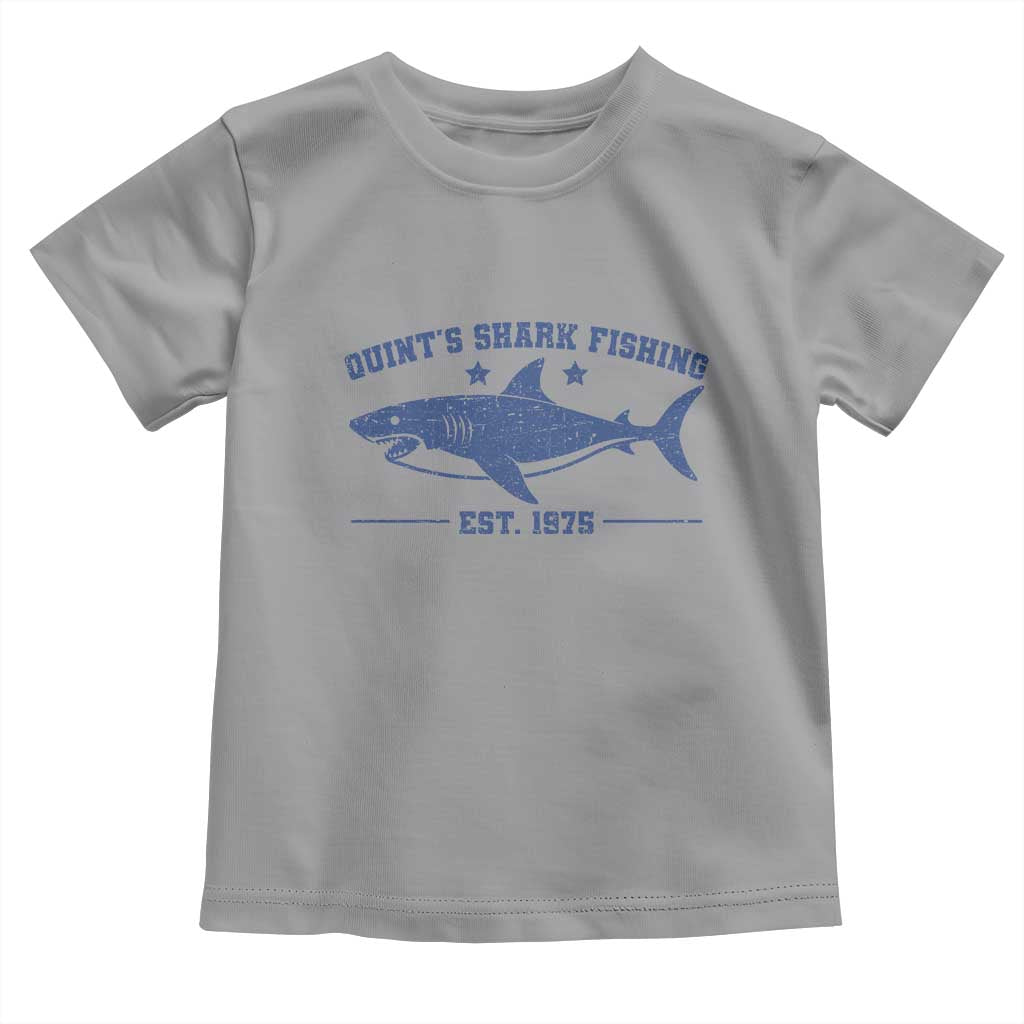 Retro Fisher Birthday Toddler T Shirt Vintage Quints Shark Fishing 1975 - Wonder Print Shop
