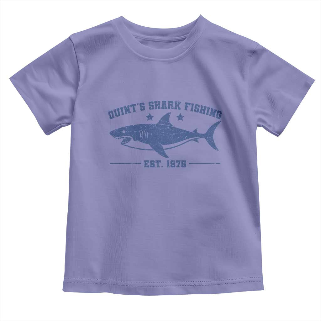 Retro Fisher Birthday Toddler T Shirt Vintage Quints Shark Fishing 1975 - Wonder Print Shop