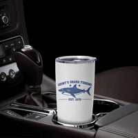 Retro Fisher Birthday Tumbler Cup Vintage Quints Shark Fishing 1975 - Wonder Print Shop