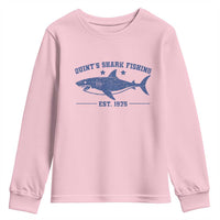 Retro Fisher Birthday Youth Sweatshirt Vintage Quints Shark Fishing 1975 - Wonder Print Shop