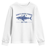 Retro Fisher Birthday Youth Sweatshirt Vintage Quints Shark Fishing 1975 - Wonder Print Shop