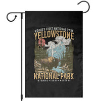 Vintage Yellowstone National Park Garden Flag Retro Nature Wildlife Outdoor Hiking Camping Forest - Wonder Print Shop