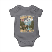 Vintage Yellowstone National Park Baby Onesie Retro Nature Wildlife Outdoor Hiking Camping Forest - Wonder Print Shop