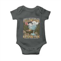 Vintage Yellowstone National Park Baby Onesie Retro Nature Wildlife Outdoor Hiking Camping Forest - Wonder Print Shop