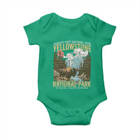 Vintage Yellowstone National Park Baby Onesie Retro Nature Wildlife Outdoor Hiking Camping Forest - Wonder Print Shop