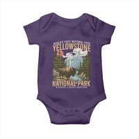 Vintage Yellowstone National Park Baby Onesie Retro Nature Wildlife Outdoor Hiking Camping Forest - Wonder Print Shop