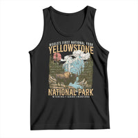 Vintage Yellowstone National Park Tank Top Retro Nature Wildlife Outdoor Hiking Camping Forest - Wonder Print Shop