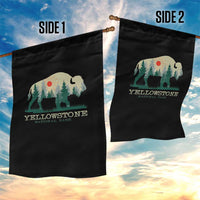 Yellowstone National Park Garden Flag Bison Nature Wildlife Outdoor Hiking Camping Forest - Wonder Print Shop