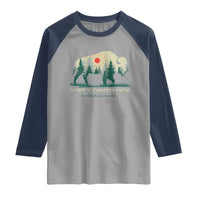 Yellowstone National Park Raglan Shirt Bison Nature Wildlife Outdoor Hiking Camping Forest - Wonder Print Shop