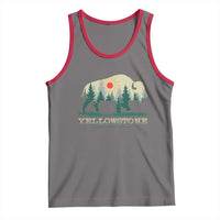 Yellowstone National Park Tank Top Bison Nature Wildlife Outdoor Hiking Camping Forest - Wonder Print Shop