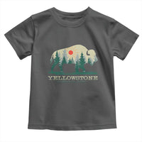 Yellowstone National Park Toddler T Shirt Bison Nature Wildlife Outdoor Hiking Camping Forest - Wonder Print Shop