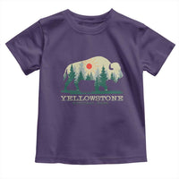 Yellowstone National Park Toddler T Shirt Bison Nature Wildlife Outdoor Hiking Camping Forest - Wonder Print Shop