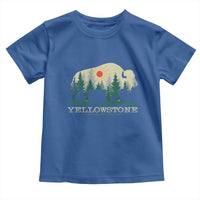 Yellowstone National Park Toddler T Shirt Bison Nature Wildlife Outdoor Hiking Camping Forest - Wonder Print Shop
