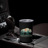 Yellowstone National Park Tumbler Cup Bison Nature Wildlife Outdoor Hiking Camping Forest - Wonder Print Shop