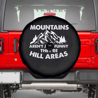 Mountains Arent Funny Theyre Hill Areas Spare Tire Cover Mountain Hiking Word Pun Dad Jokes - Wonder Print Shop