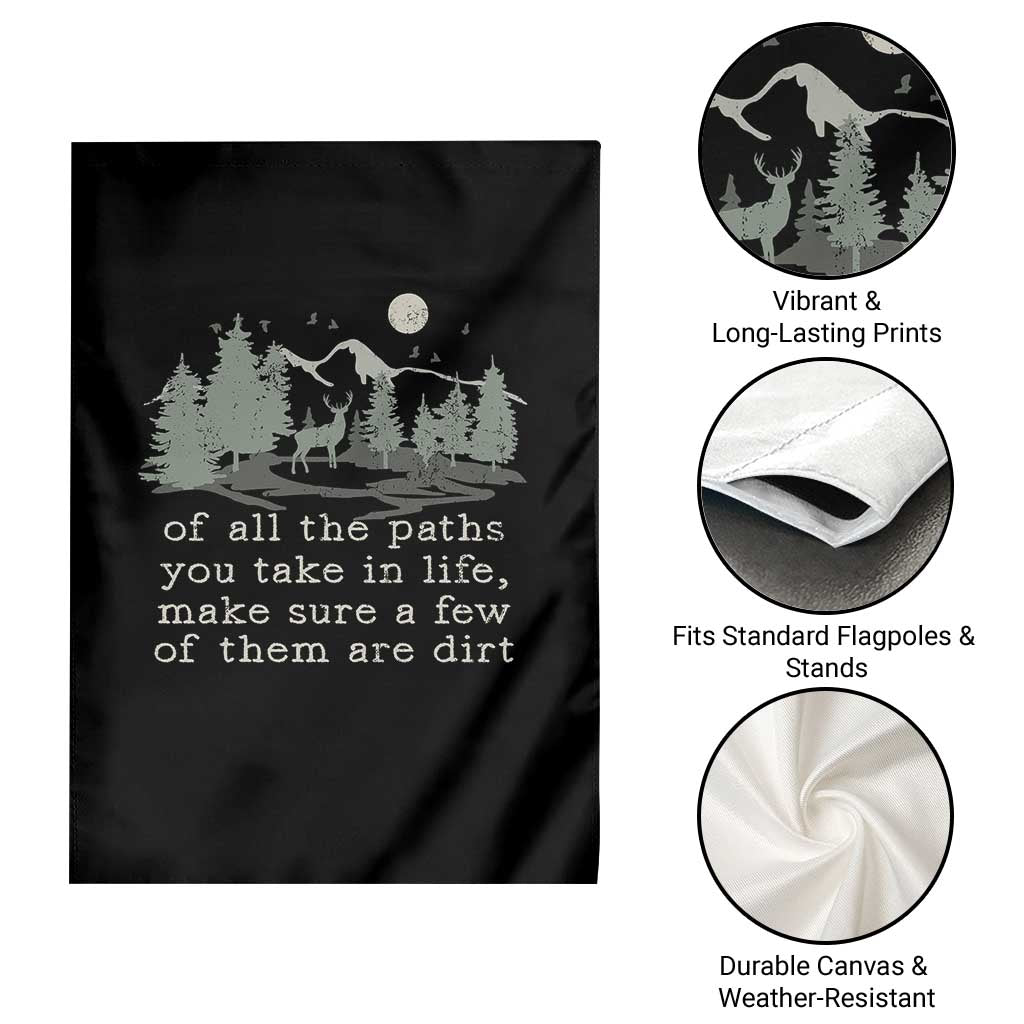 Retro Nature Wildlife Outdoor Garden Flag Camping Forest Hiking Vintage - Wonder Print Shop