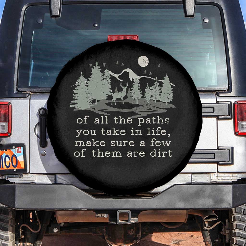 Retro Nature Wildlife Outdoor Spare Tire Cover Camping Forest Hiking Vintage - Wonder Print Shop