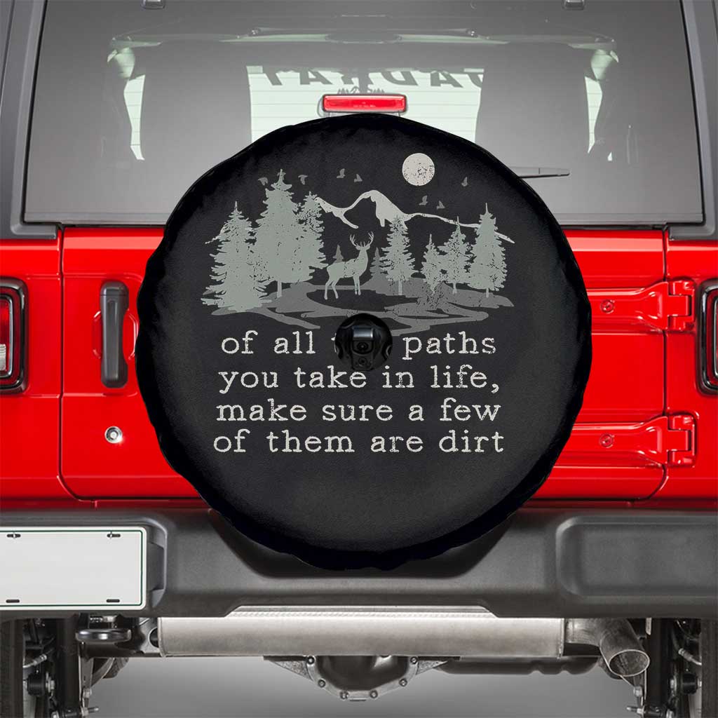 Retro Nature Wildlife Outdoor Spare Tire Cover Camping Forest Hiking Vintage - Wonder Print Shop