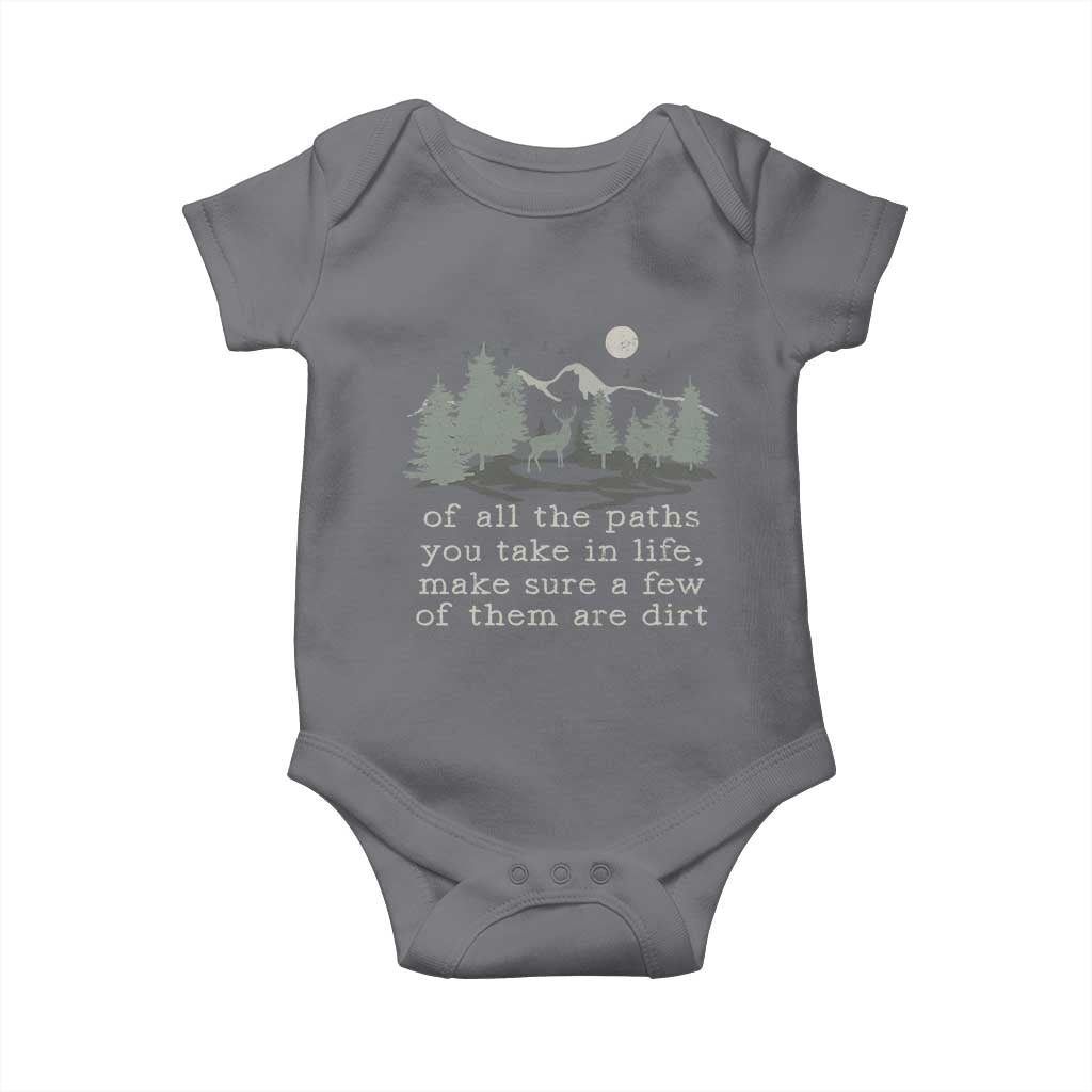 Retro Nature Wildlife Outdoor Baby Onesie Camping Forest Hiking Vintage - Wonder Print Shop