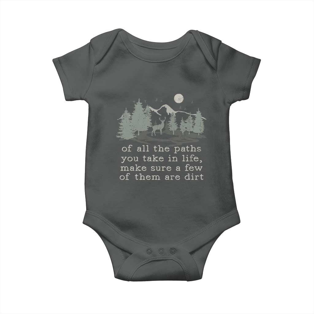 Retro Nature Wildlife Outdoor Baby Onesie Camping Forest Hiking Vintage - Wonder Print Shop