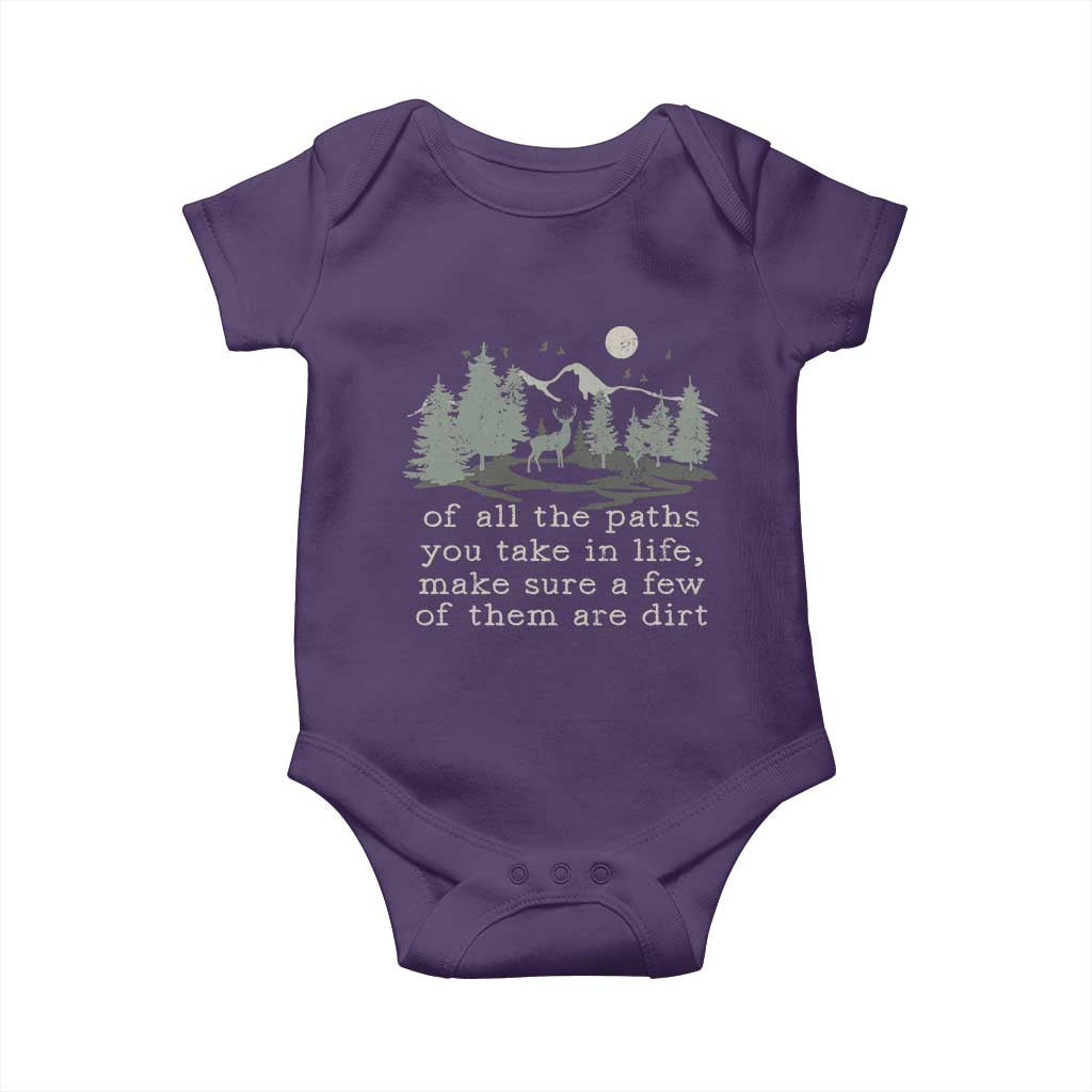 Retro Nature Wildlife Outdoor Baby Onesie Camping Forest Hiking Vintage - Wonder Print Shop