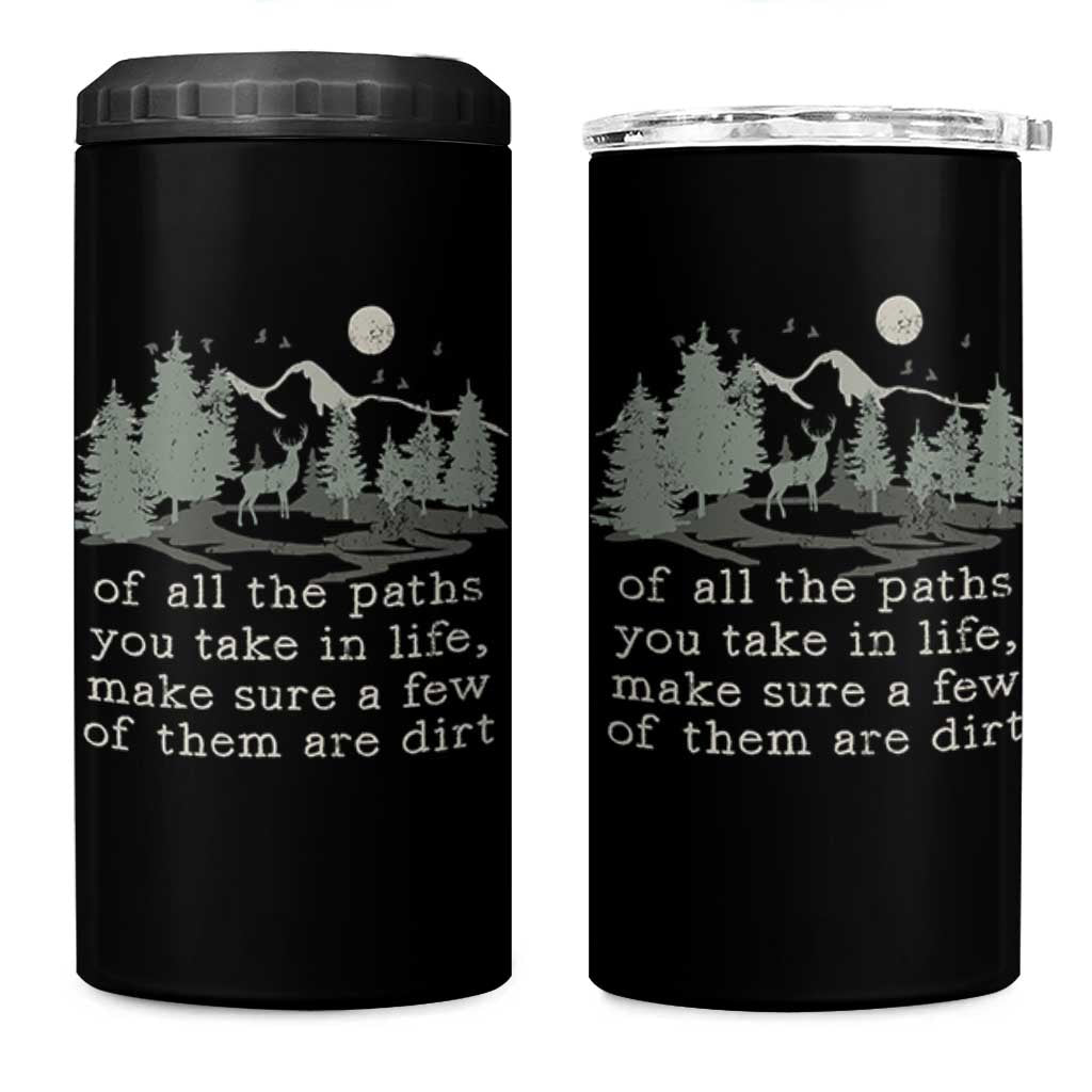 Retro Nature Wildlife Outdoor 4 in 1 Can Cooler Tumbler Camping Forest Hiking Vintage - Wonder Print Shop