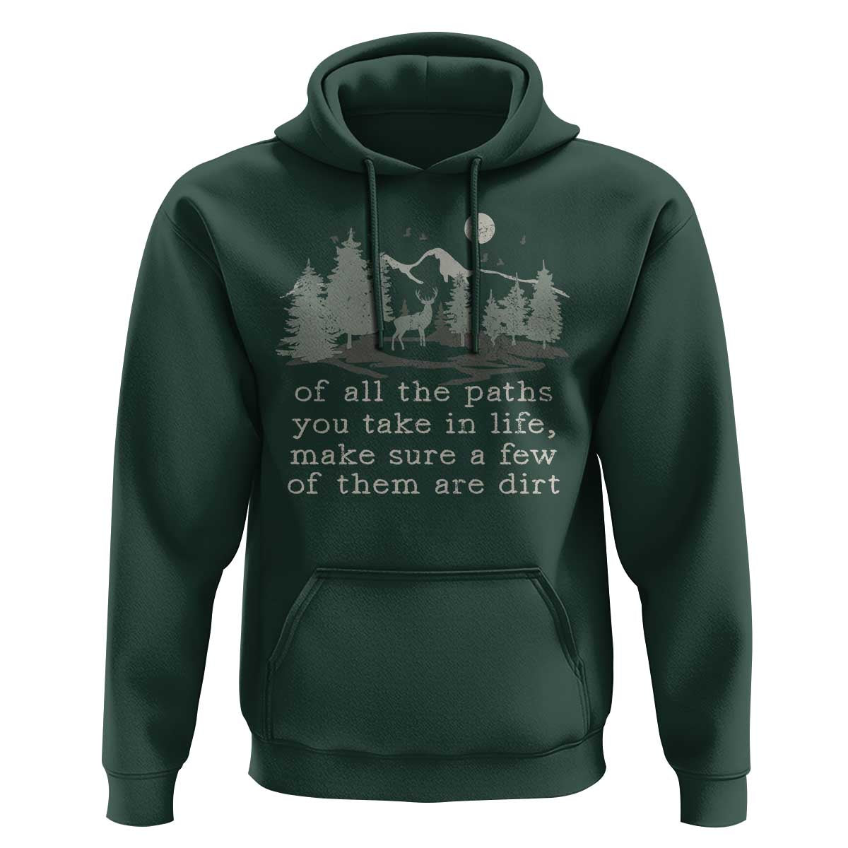 Retro Nature Wildlife Outdoor Hoodie Camping Forest Hiking Vintage - Wonder Print Shop