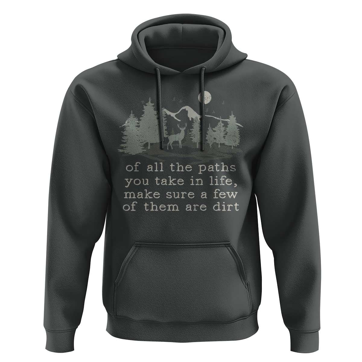 Retro Nature Wildlife Outdoor Hoodie Camping Forest Hiking Vintage - Wonder Print Shop