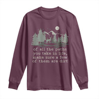 Retro Nature Wildlife Outdoor Long Sleeve Shirt Camping Forest Hiking Vintage - Wonder Print Shop