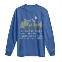 Retro Nature Wildlife Outdoor Long Sleeve Shirt Camping Forest Hiking Vintage - Wonder Print Shop