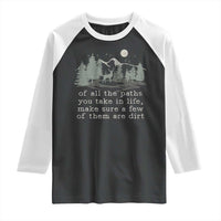 Retro Nature Wildlife Outdoor Raglan Shirt Camping Forest Hiking Vintage - Wonder Print Shop