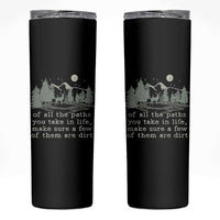 Retro Nature Wildlife Outdoor Skinny Tumbler Camping Forest Hiking Vintage - Wonder Print Shop