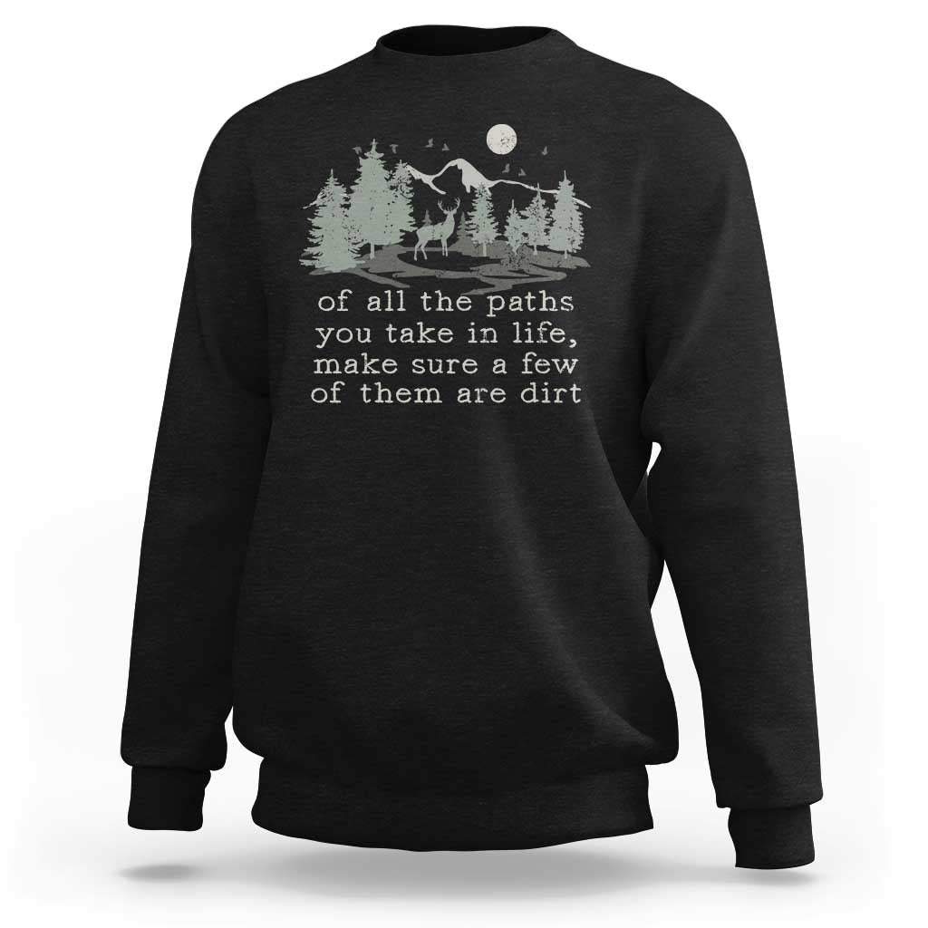 Retro Nature Wildlife Outdoor Sweatshirt Camping Forest Hiking Vintage - Wonder Print Shop