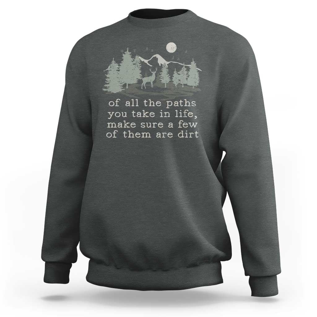 Retro Nature Wildlife Outdoor Sweatshirt Camping Forest Hiking Vintage - Wonder Print Shop