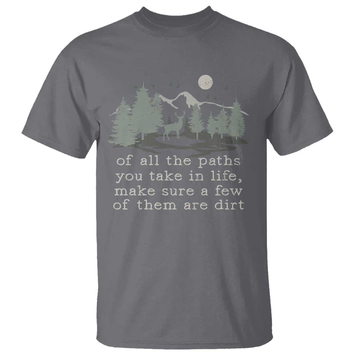 Retro Nature Wildlife Outdoor T Shirt Camping Forest Hiking Vintage - Wonder Print Shop
