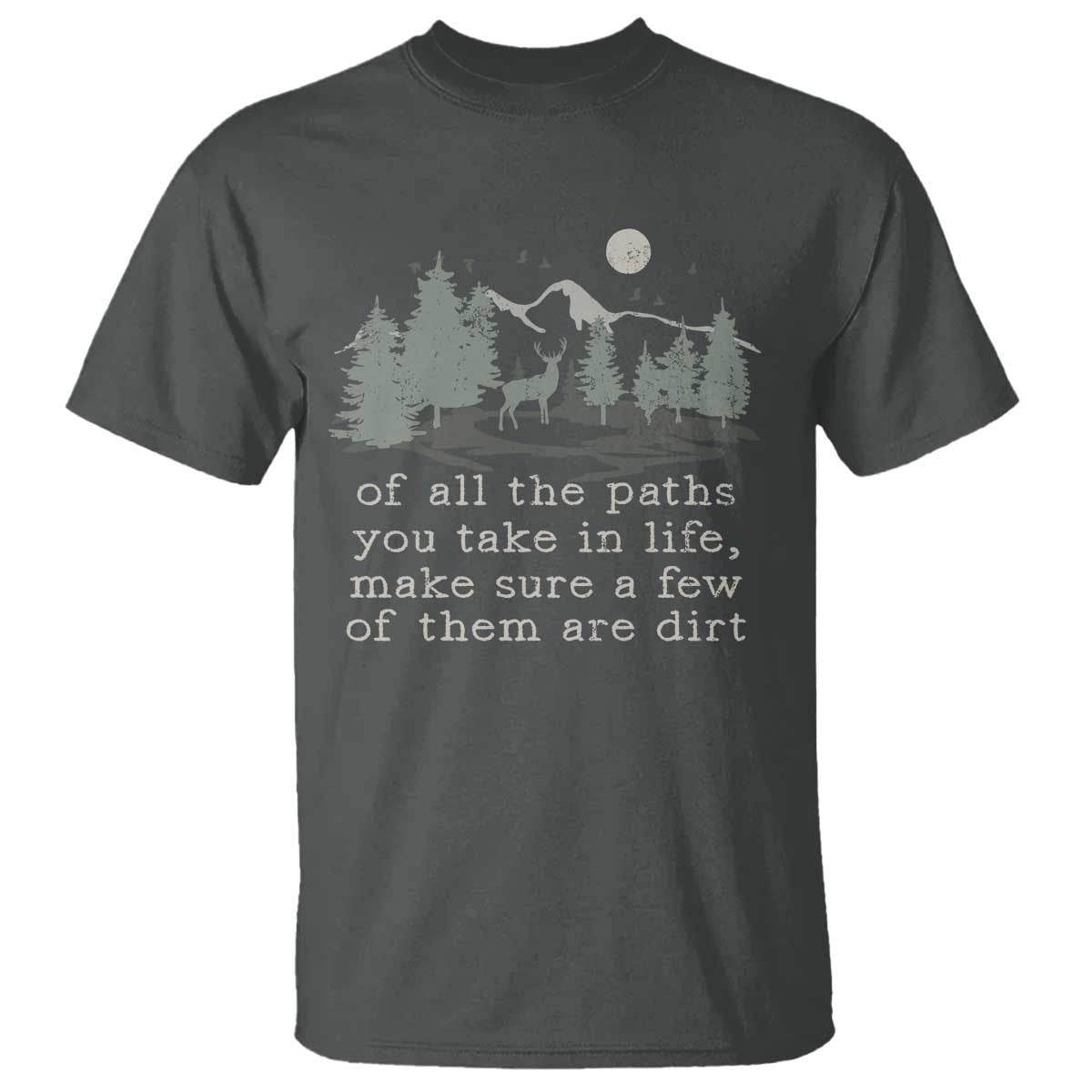 Retro Nature Wildlife Outdoor T Shirt Camping Forest Hiking Vintage - Wonder Print Shop