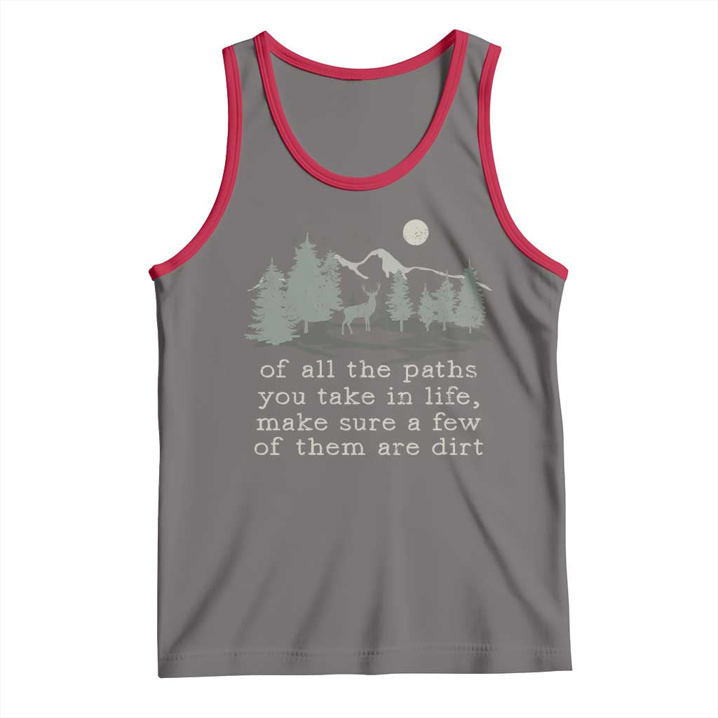 Retro Nature Wildlife Outdoor Tank Top Camping Forest Hiking Vintage - Wonder Print Shop
